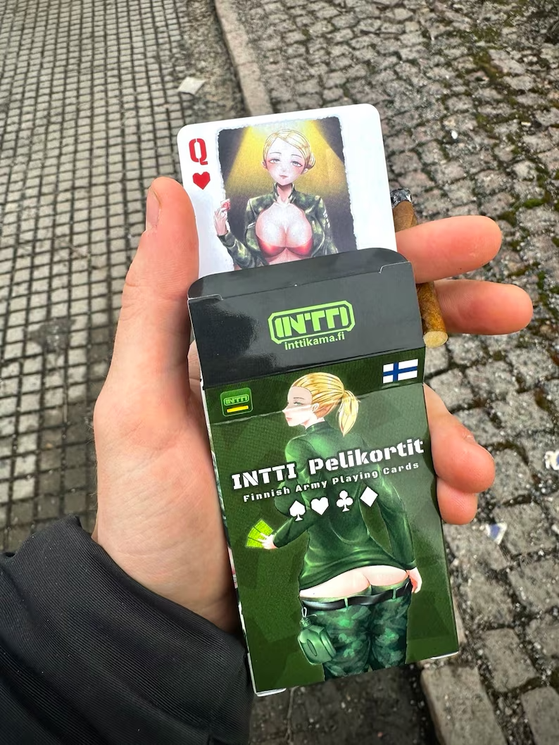 INTTI Pelikortit - Finnish Army Playing Cards