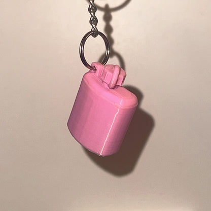 Avaimenperä - Vaaleanpunainen kenttäpullo