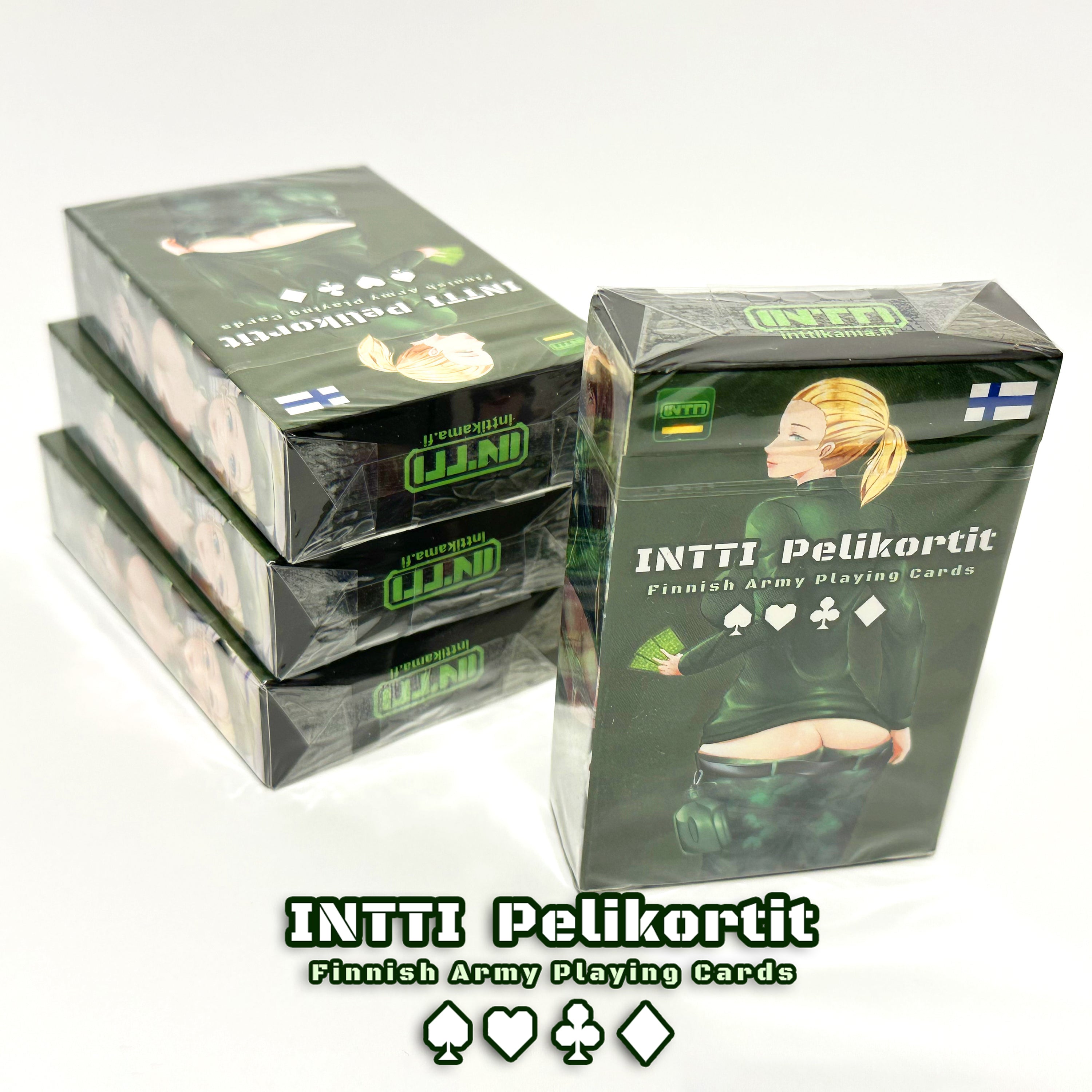INTTI Pelikortit - Finnish Army Playing Cards – inttikama.fi