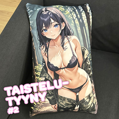 Taistelutyyny 2 (30x50 cm, pelkkä tyynyliina)