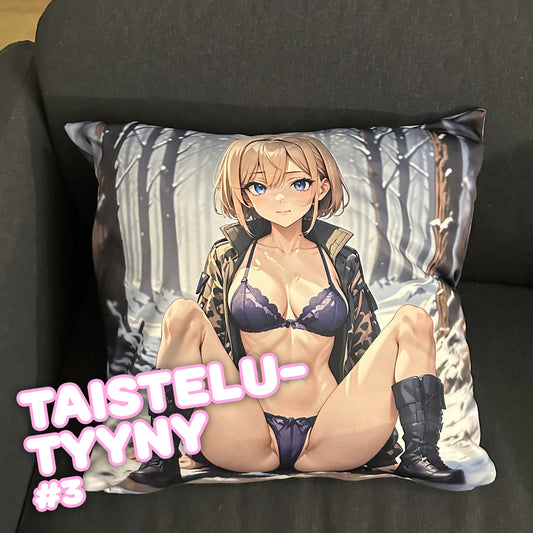 Taistelutyyny 3 (45x45 cm, pelkkä tyynyliina)